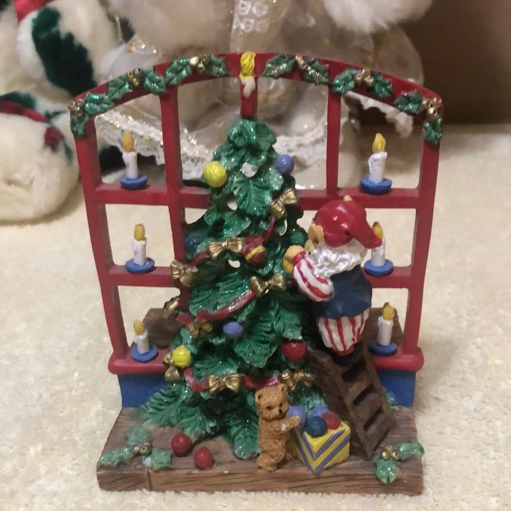 Gift Innovations Christmas Treasure Collection Votive Holder Standing 5
